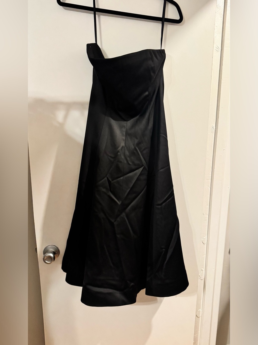 J. Crew Black Strapless A-Line Cocktail Dress